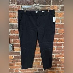 NWT Women’s Size 12 Gap Black Trousers Slim Fit